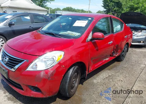 2014 Nissan Versa 1.6 S/1.6 S+/1.6 Sl/1.6 Sv z USA, uszkodzony, nr VIN 3N1CN7AP6EL868956